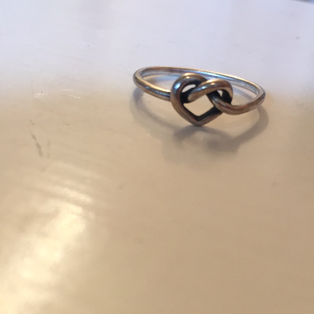 James Avery heart knot ring size 7